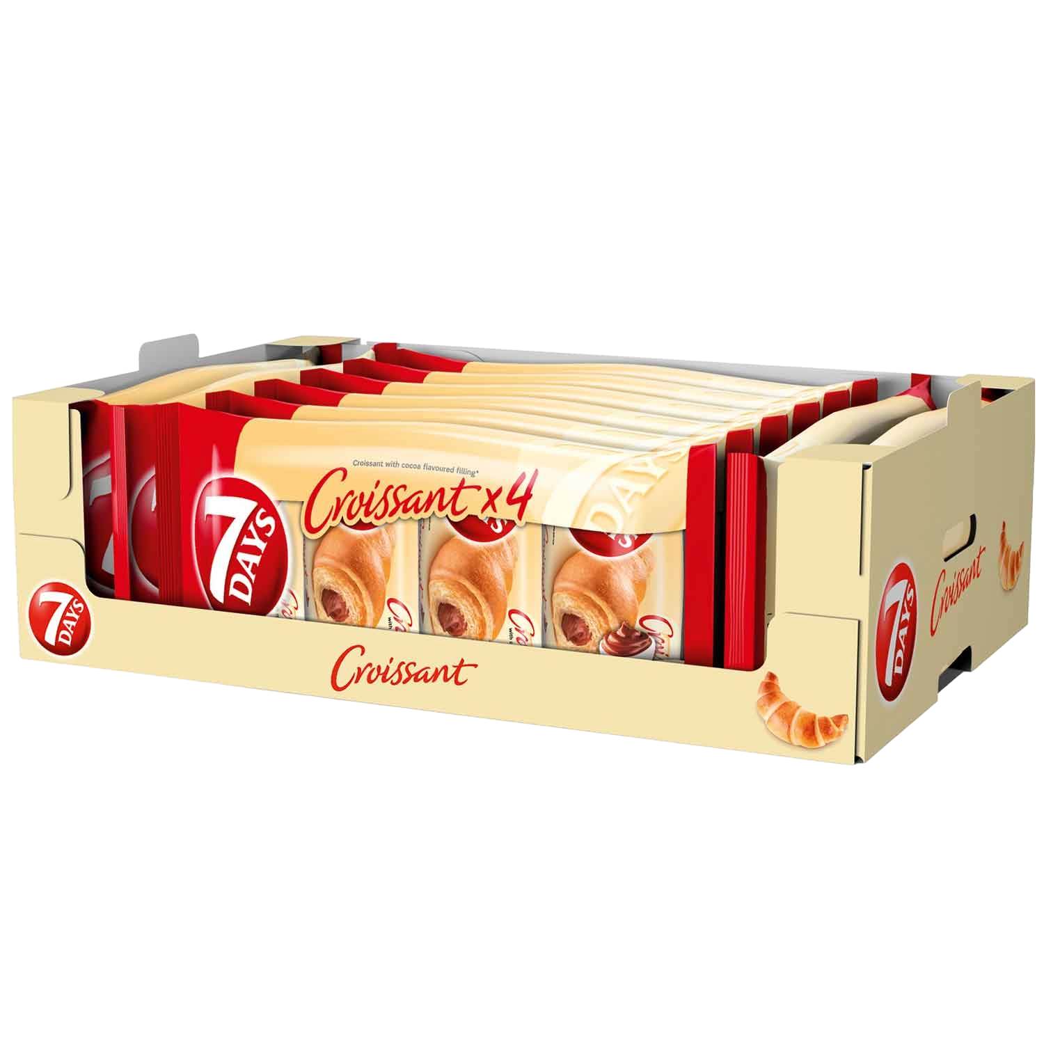 7 DAYS Croissant Cacao 4x60g pack
