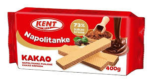 Kent Gaufrette napolitanke chocolat 400g