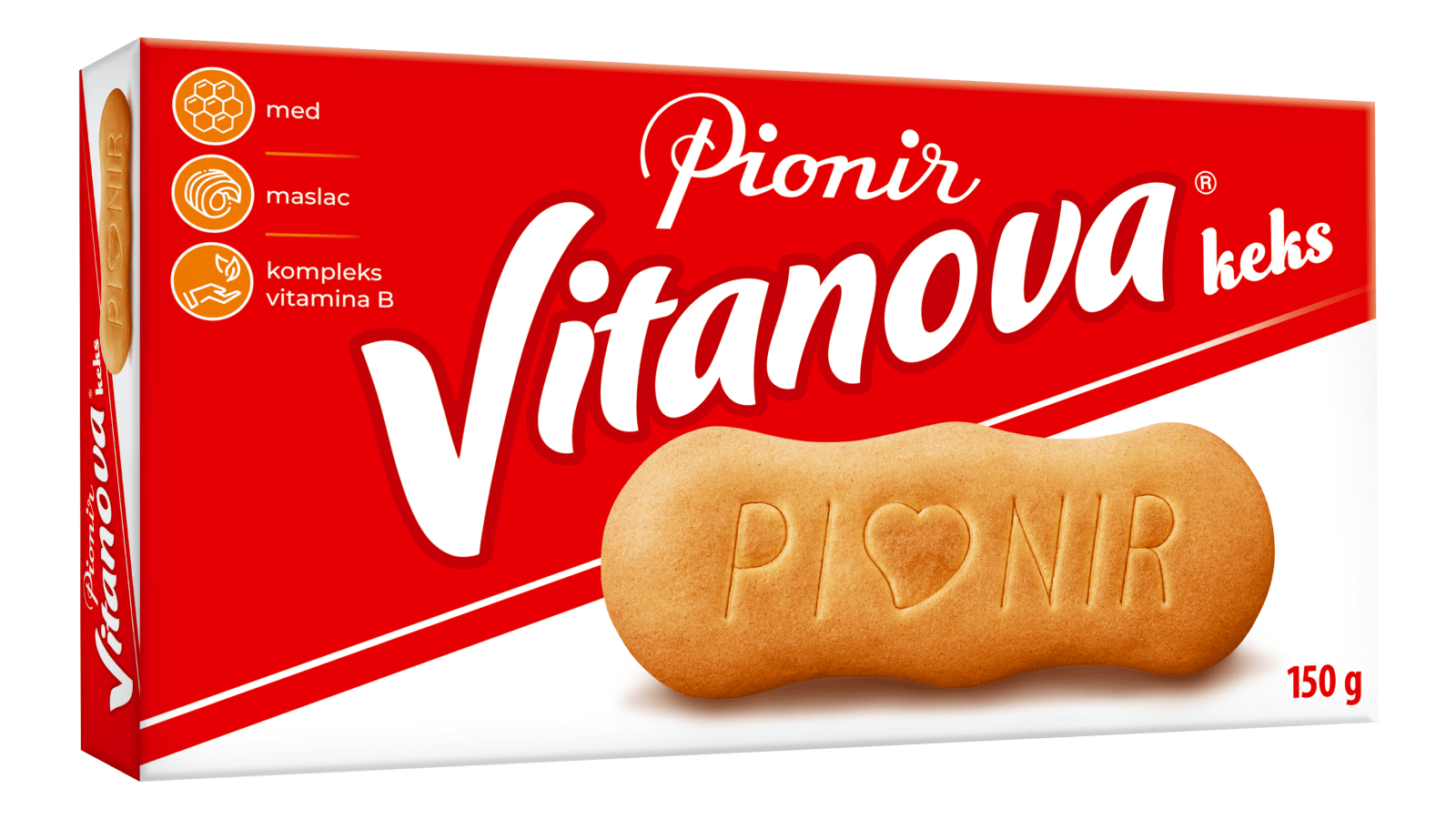 Vitanova biscuit 150g Pionir